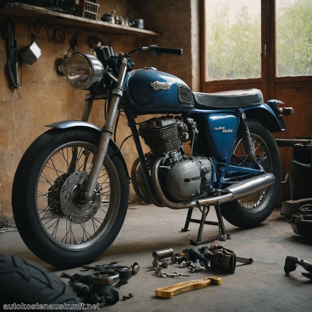 Motorrad günstig reparieren