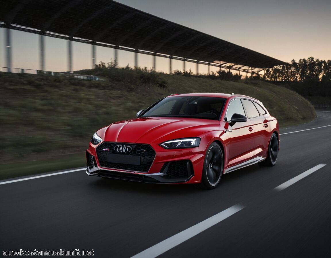 Überarbeitetes RS-Design: Aggressiver und markanter Auftritt - Spyvideo: Der neue Audi RS5 Avant als Erlkönig