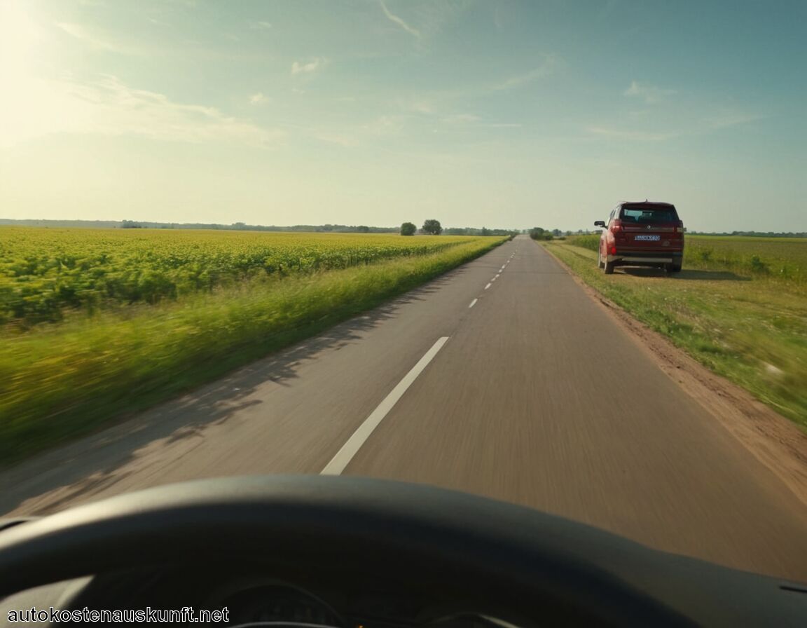 Tipps für das richtige Einhalten des Abstandes außerhalb von Ortschaften - Welchen Mindestabstand sollten Sie außerhalb geschlossener Ortschaften zum vorausfahrenden Fahrzeug halten?